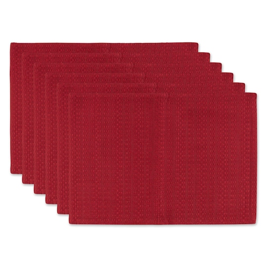 DII® Redwood Tonal Variegated Placemats, 6ct.